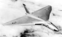 Nickel Silver Art Deco Style Avro Vulcan Model